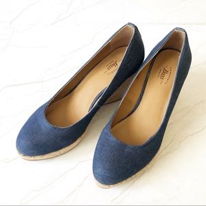 Bass Karlie Denim Pump Wedges